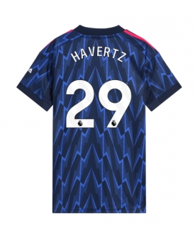 Arsenal Kai Havertz #29 Maglia Gara Trasferta Repliche 2025-26 Donna Maniche Corte